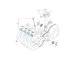 XJ6-F DIVERSION 600 drawing EXHAUST