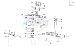 Tuono 1000 v4 R Std APRC drawing Steering