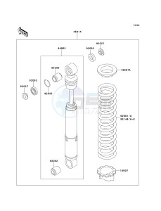 KX 60 B [KX60] (B10-B14) [KX60] drawing SHOCK ABSORBER-- S- -