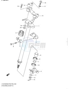 LT-A750X (P28-P33) drawing STEERING SHAFT