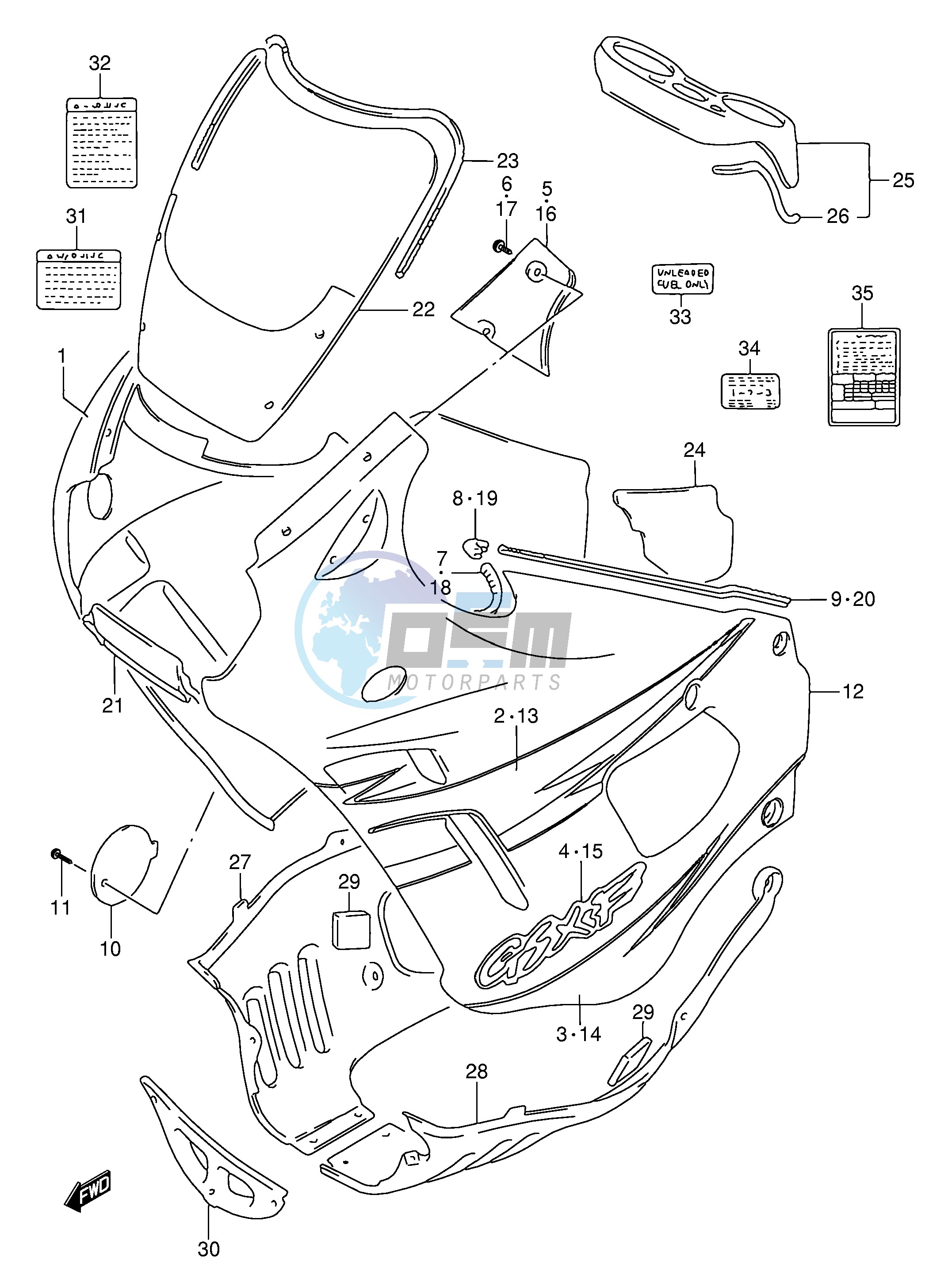 COWLING BODY (MODEL T)