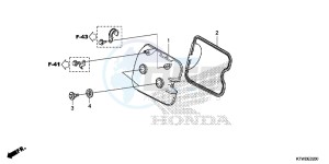 SH300ARE SH300ARE UK - (E) drawing CYLINDER HEAD COVER