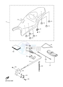 XJ6NA XJ6S 600 DIVERSION (S-TYPE) (36BH 36BJ) drawing SEAT