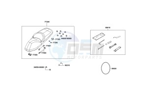 DOWNTOWN 125 I Italy drawing Seat