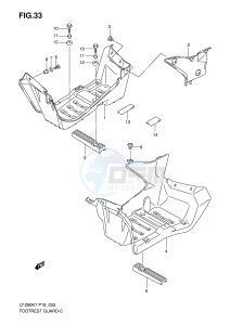 LT-Z90 (P19) drawing FOOTREST GUARD