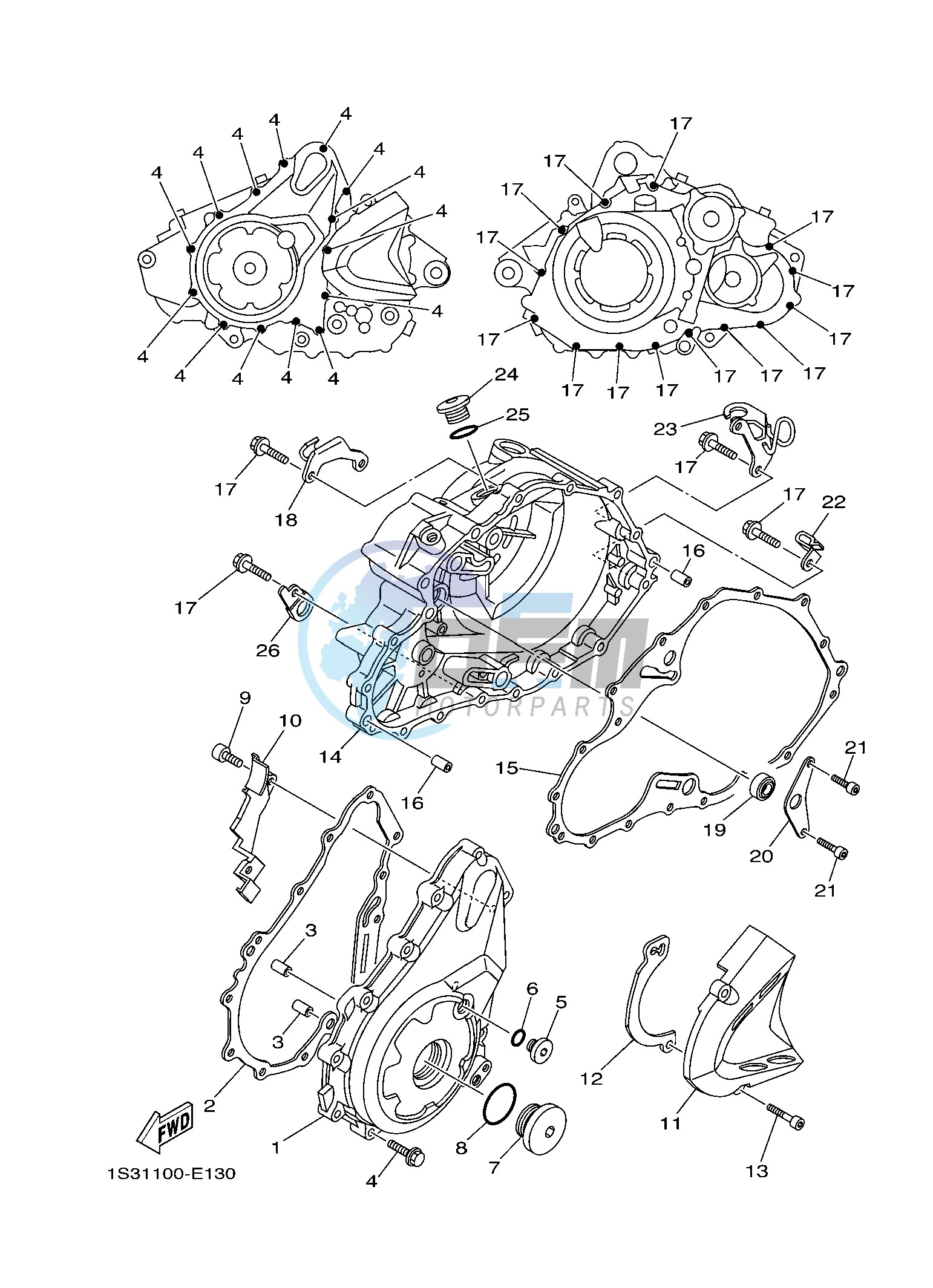 CRANKCASE COVER 1