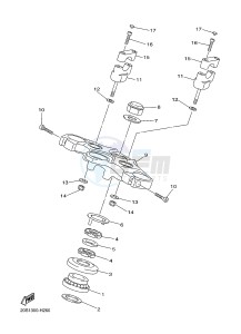 XJ6N 600 XJ6-N (NAKED) (B611 B612) drawing STEERING