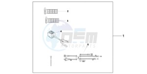 CB600FA39 France - (F / ABS CMF ST 25K) drawing HEATED GRIPS