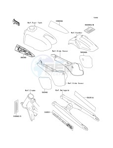 KX 60 B [KX60] (B10-B14) [KX60] drawing LABELS-- KX60-B10- -