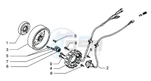 Hexagon 250 GT (5791881) 5791881 drawing Cdi magneto assy