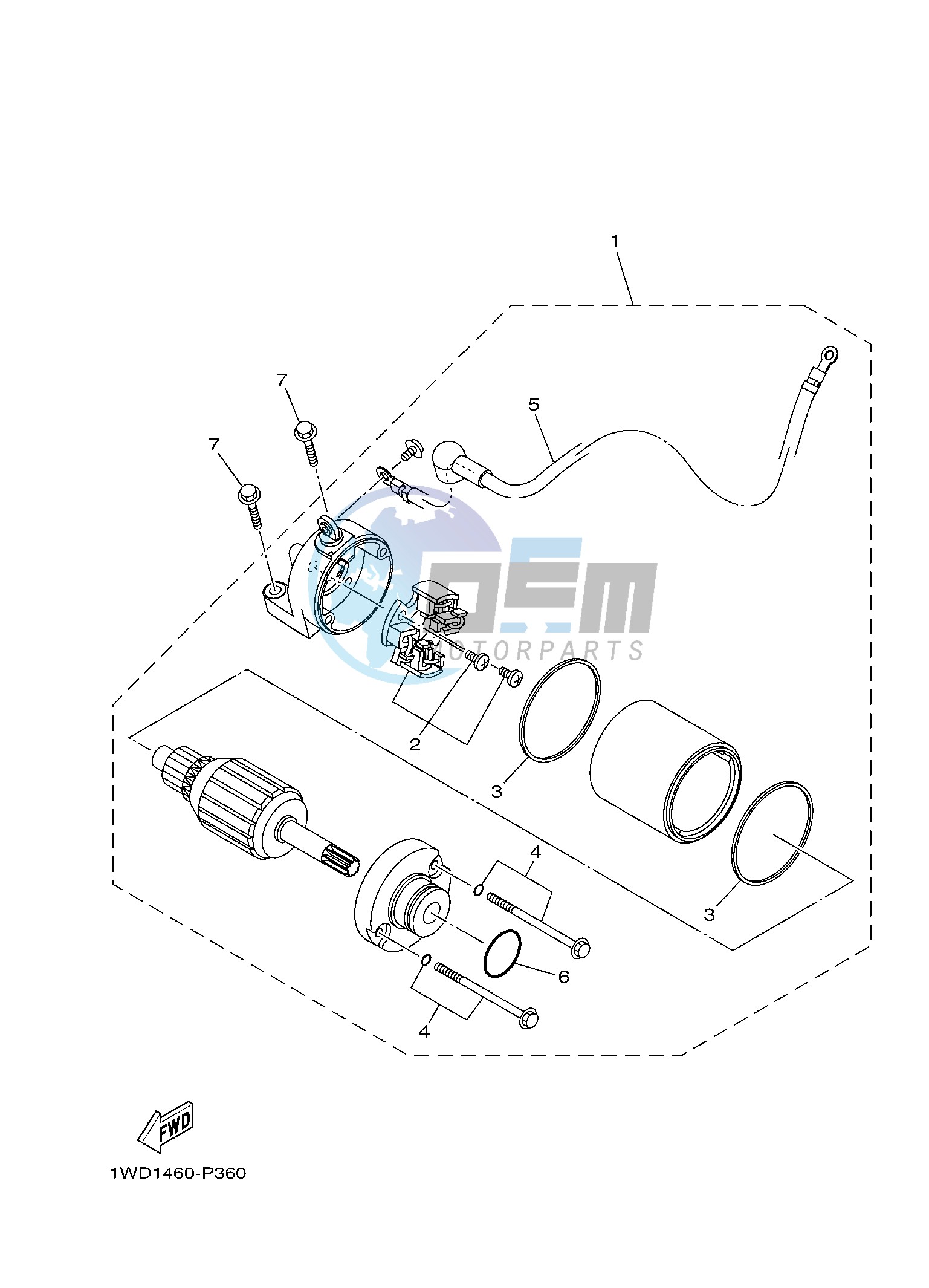 STARTING MOTOR