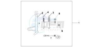 SES150 125 drawing SIDE STAND