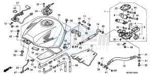 VFR8009 Europe Direct - (ED / MME TWO) drawing FUEL TANK