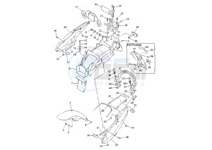 FZS FAZER (FZS600S) 600 drawing FENDER FZS600