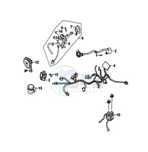 ORBIT II 50 45KMH (L8) EU drawing WIRE HARNESS