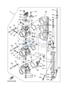 F225TXRE drawing THROTTLE-BODY