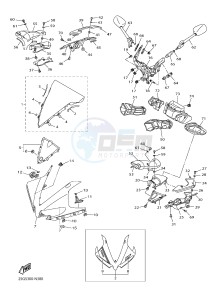 YZF-R1 YZF-R1M 998 R1 (2SG5 2SG6) drawing COWLING 1