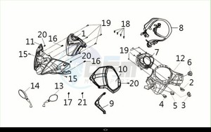 HD 300 (LS30W2Z1-EU) (M2) drawing FR.HANDLECOVER / HD300 (LS30W2Z1-EU) (M2)