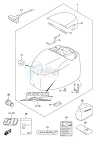 DF 50A drawing Engine Cover