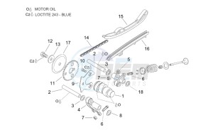 Leonardo 125-150 drawing Valve control