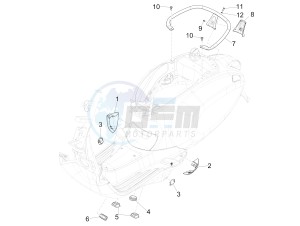 SPRINT 125 4T 3V IE NOABS E2-E3 (APAC) drawing Side cover - Spoiler