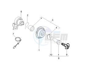 Liberty 125 4t Sport e3 drawing Locks