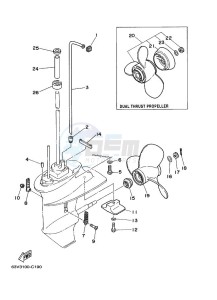 9-9F drawing PROPELLER-HOUSING-AND-TRANSMISSION-2