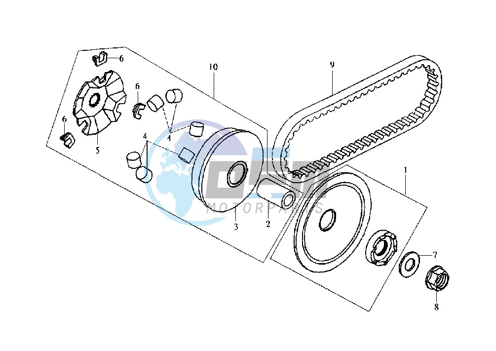 DRIVING PULLEY