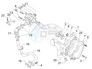 Beverly 250 (USA) USA drawing Secondairy air box