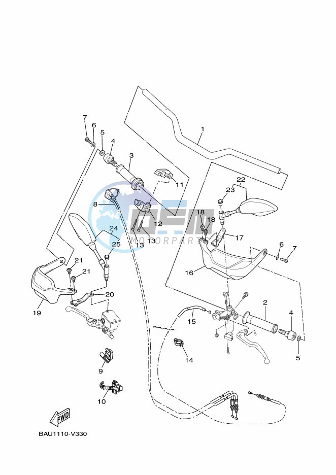 STEERING HANDLE & CABLE