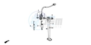 CB600F CB600S drawing STAND