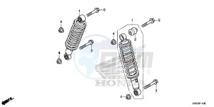 TRX420FA2E TRX420 ED drawing FRONT CUSHION