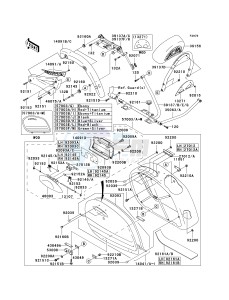 VN 1600 D [VULCAN 1600 NOMAD] (D6F-D8FA) D7FA drawing SADDLEBAGS