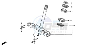 CLR125 CITY FLY drawing STEERING STEM