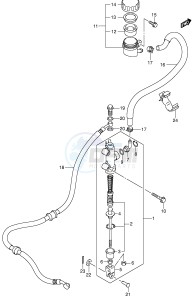 LT-A500F (P28-P33) drawing REAR MASTER CYLINDER