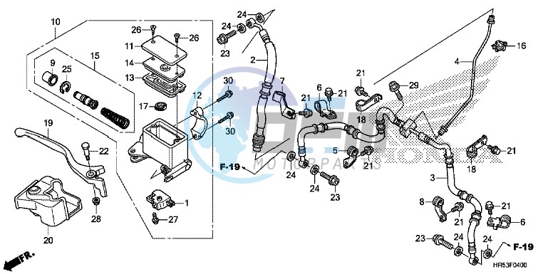 FRONT BRAKE MASTER CYLINDER