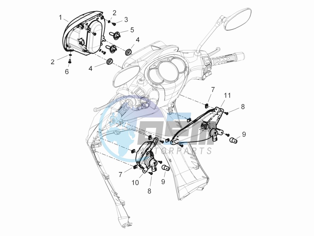 Head lamp - Turn signal lamps