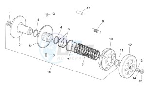 Sonic 50 H2O drawing Clutch