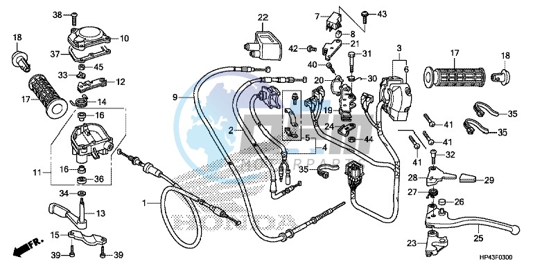 HANDLE LEVER/SWITCH/CABLE