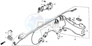 TRX200D FOURTRAX 200 drawing WIRE HARNESS