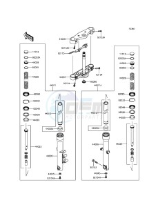 VULCAN 900 CUSTOM VN900CEFA GB XX (EU ME A(FRICA) drawing Front Fork