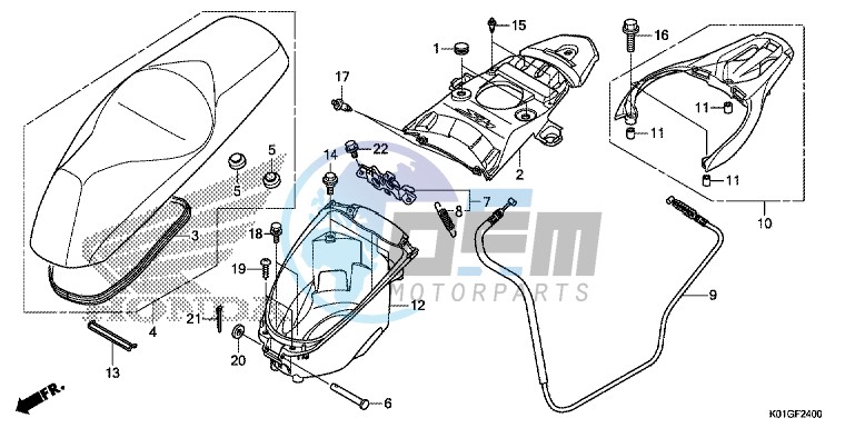 SEAT/LUGGAGE BOX