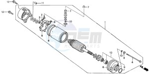 TRX350TM FOURTRAX 350 drawing STARTING MOTOR