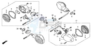 CB600FA CB600FA drawing WINKER