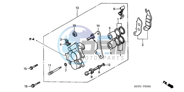 FRONT BRAKE CALIPER