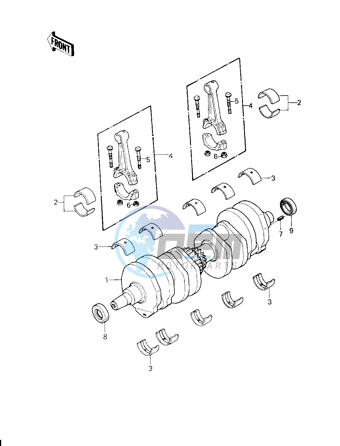 CRANKSHAFTS -- 80 H1- -