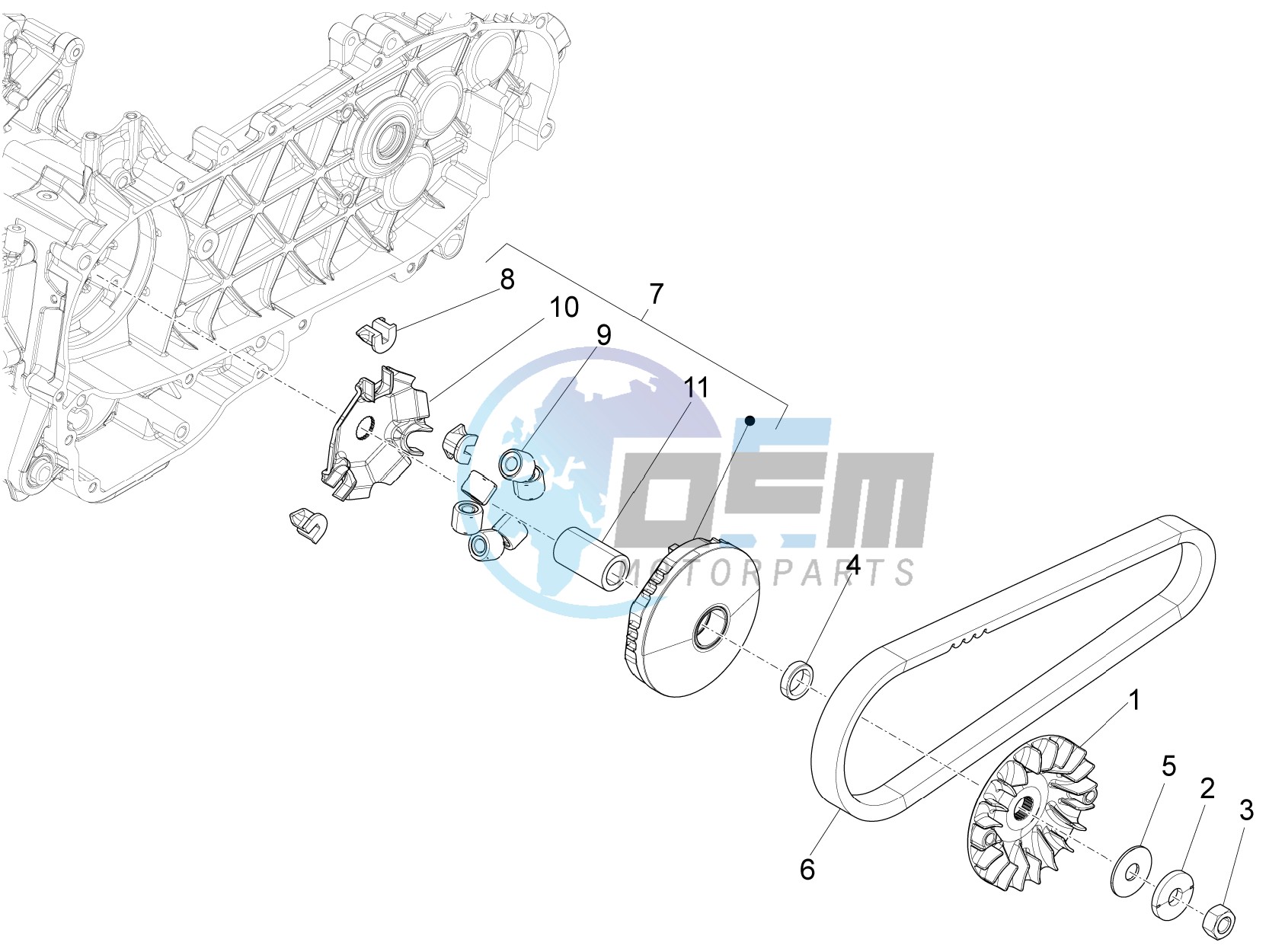 Driving pulley