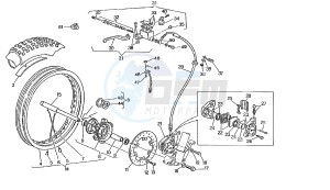 W4 6V 50 drawing FRONT WHEEL