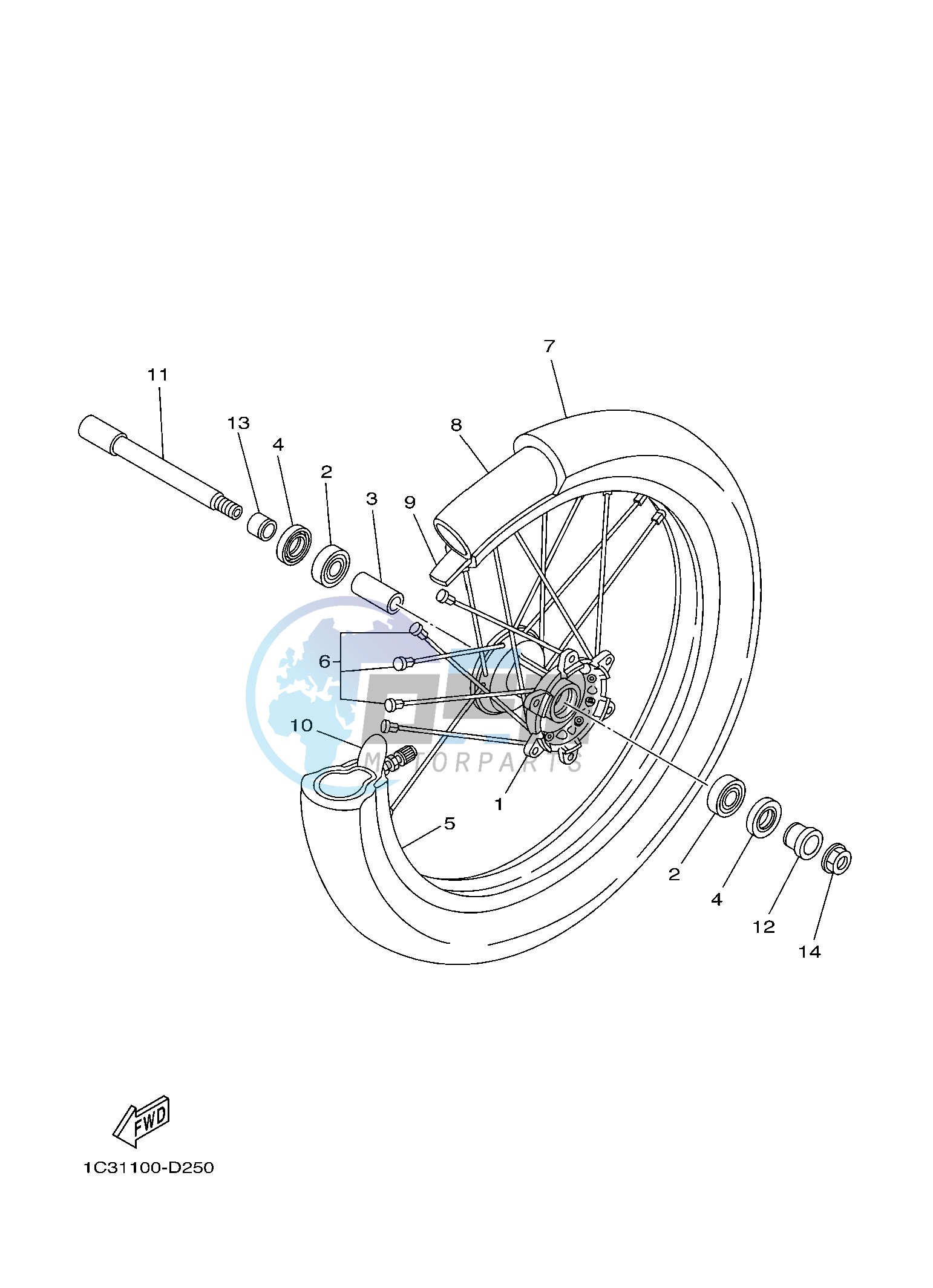 FRONT WHEEL