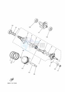 YFM450FWBD YFM45KPXK (BB5D) drawing CRANKSHAFT & PISTON